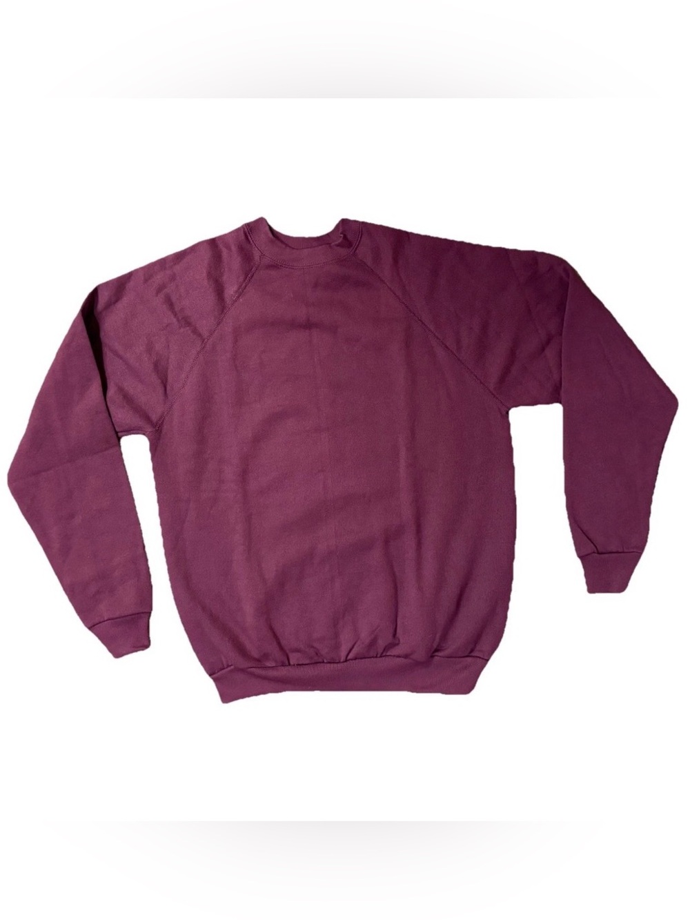Vintage Blank Tultex Sweatshirt USA Made Blank Burgundy Size M